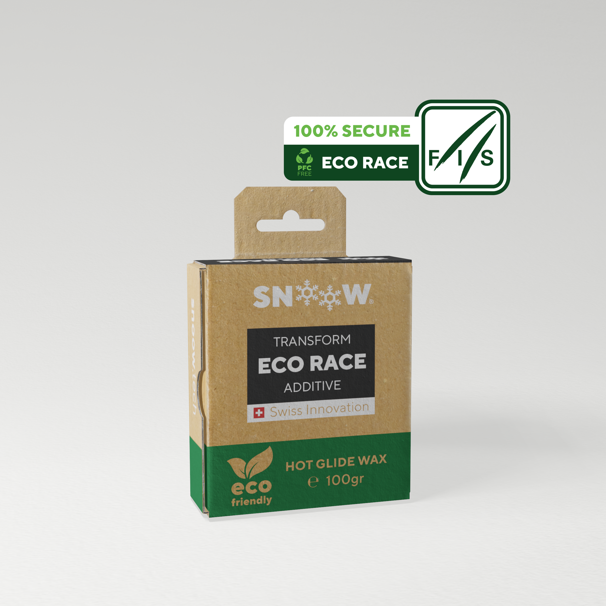 SNOOW SKI WAX ECO RACE Black, front left, FIS