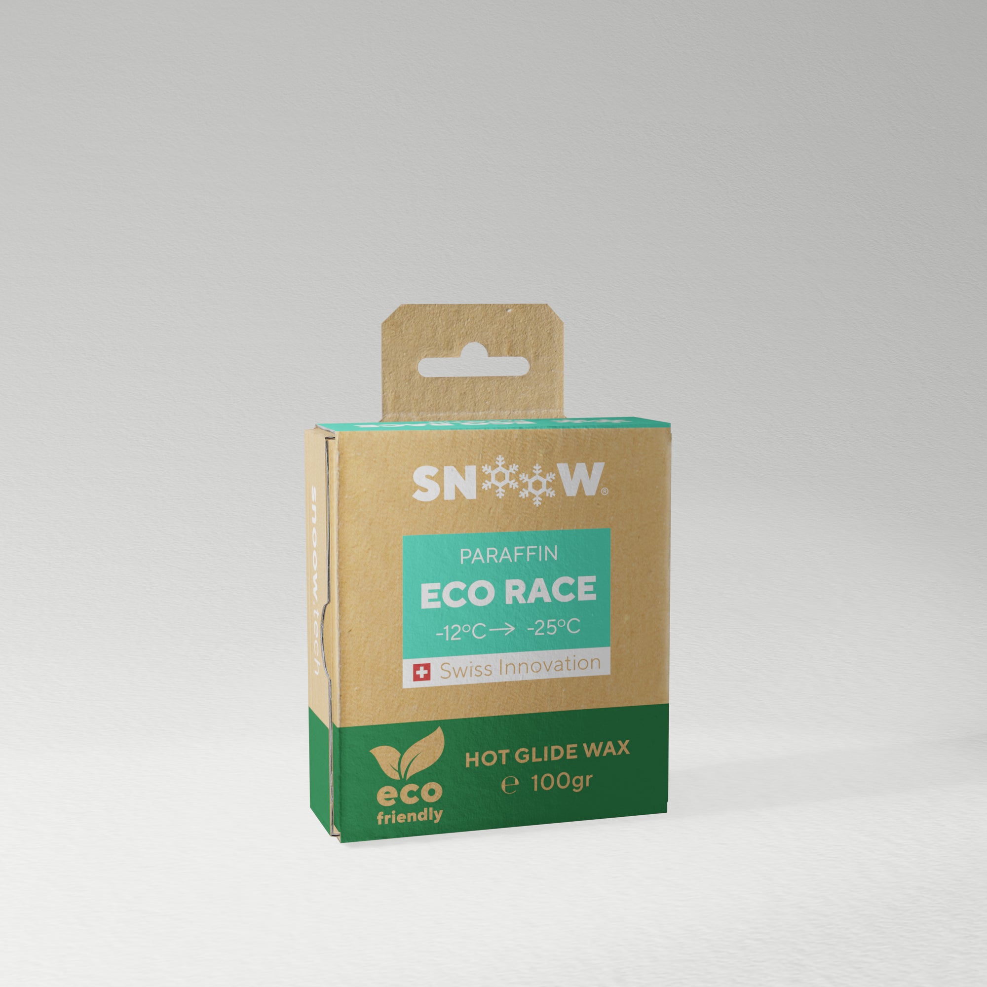 ECO RACE PARAFFIN SKI WAX - Green 100gr