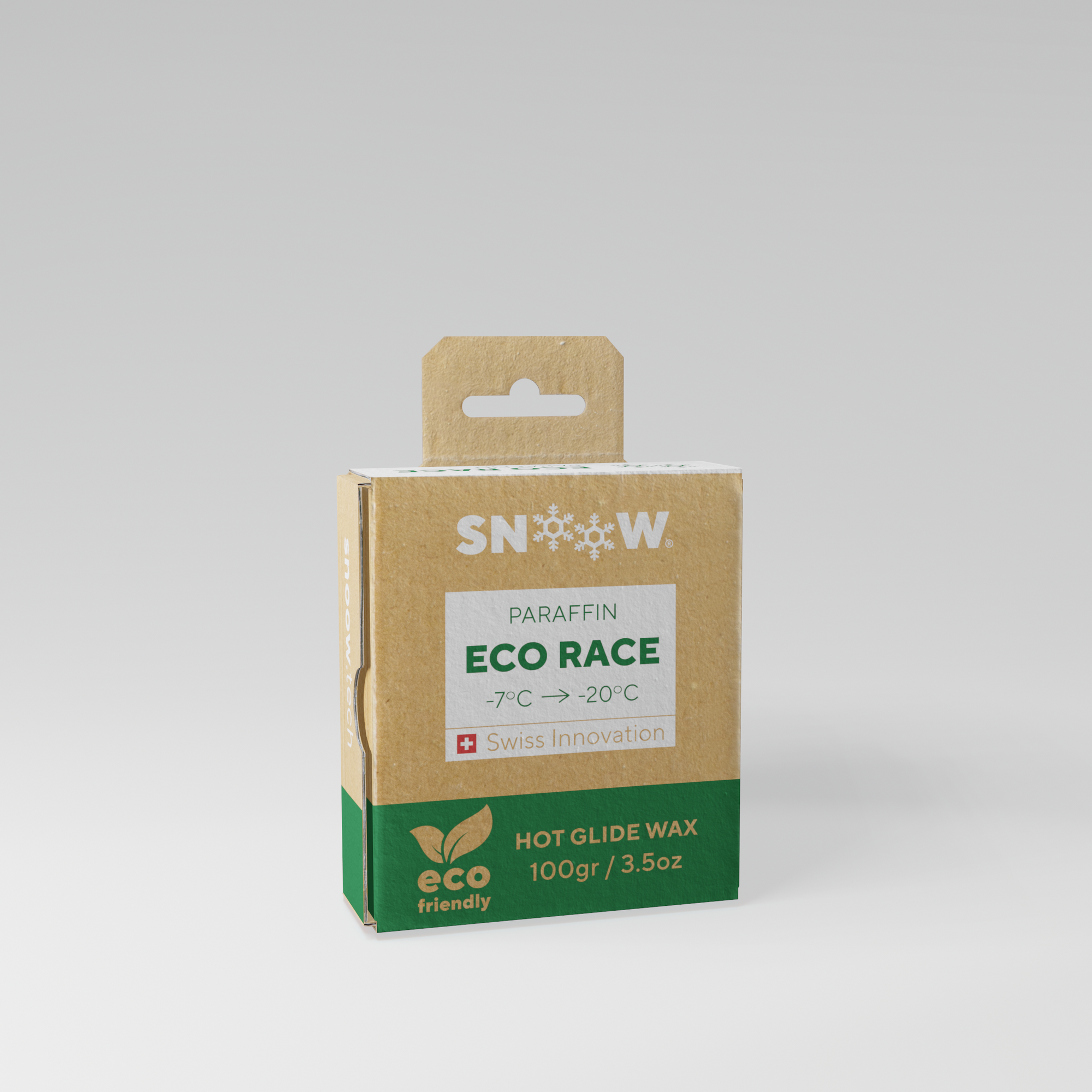 SNOOW SKI WAX ECO RACE White, front left