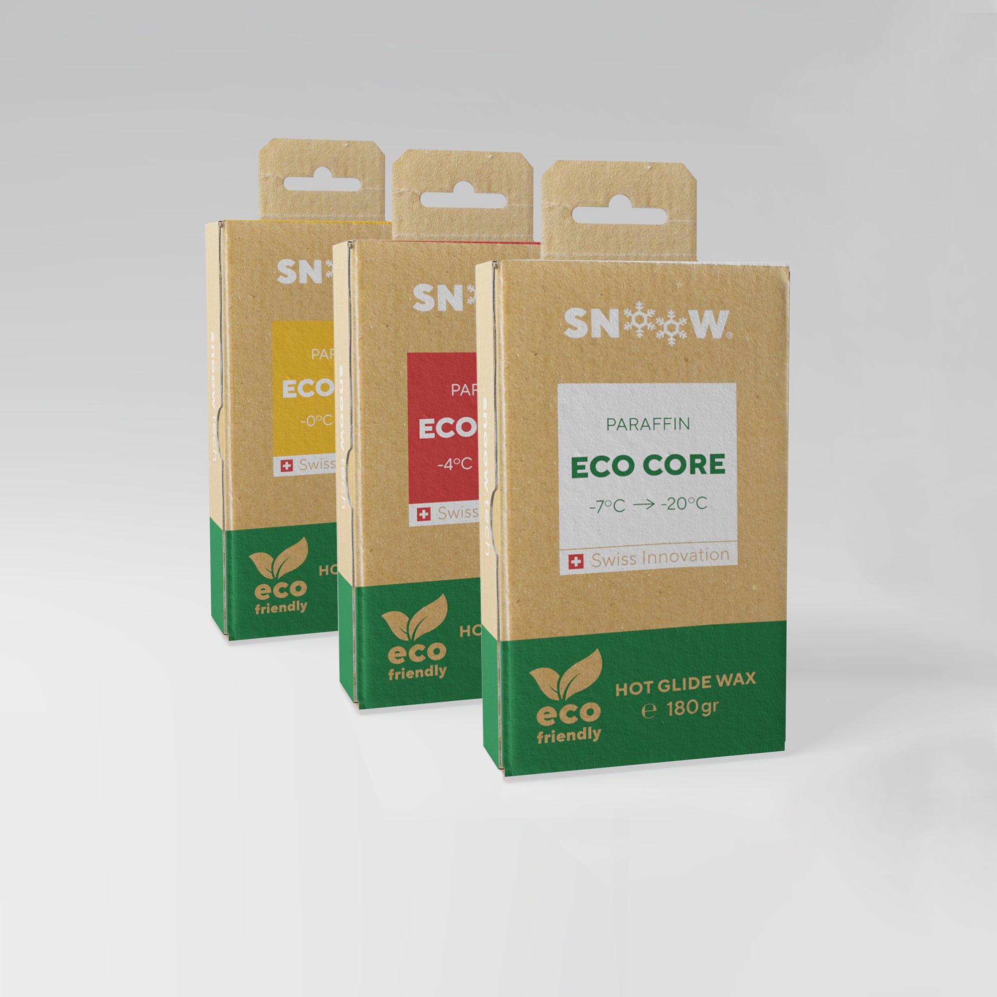 SNOOW SKI WAX ECO Core Bundle, front left