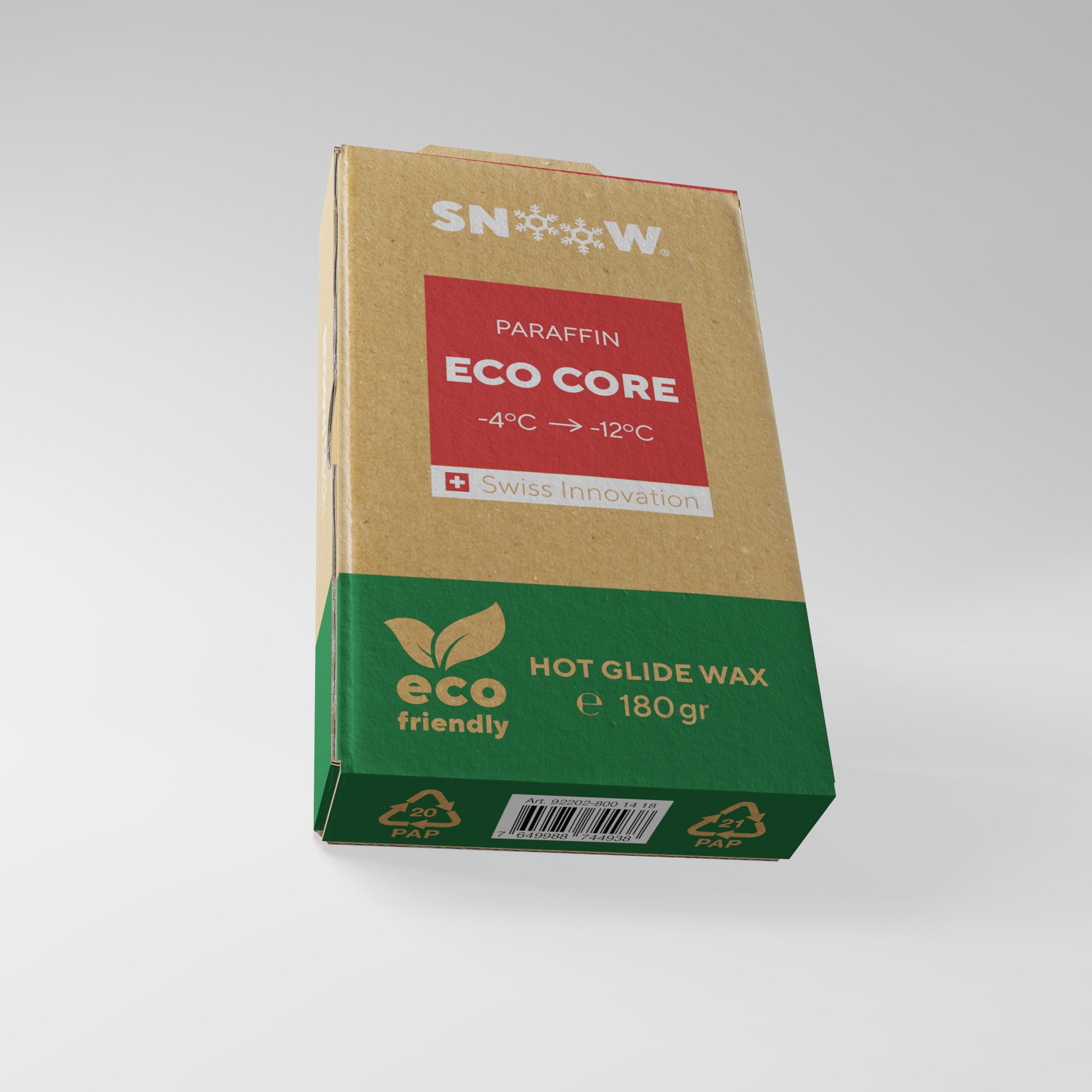 SNOOW SKI WAX ECO CORE Red, bottom left