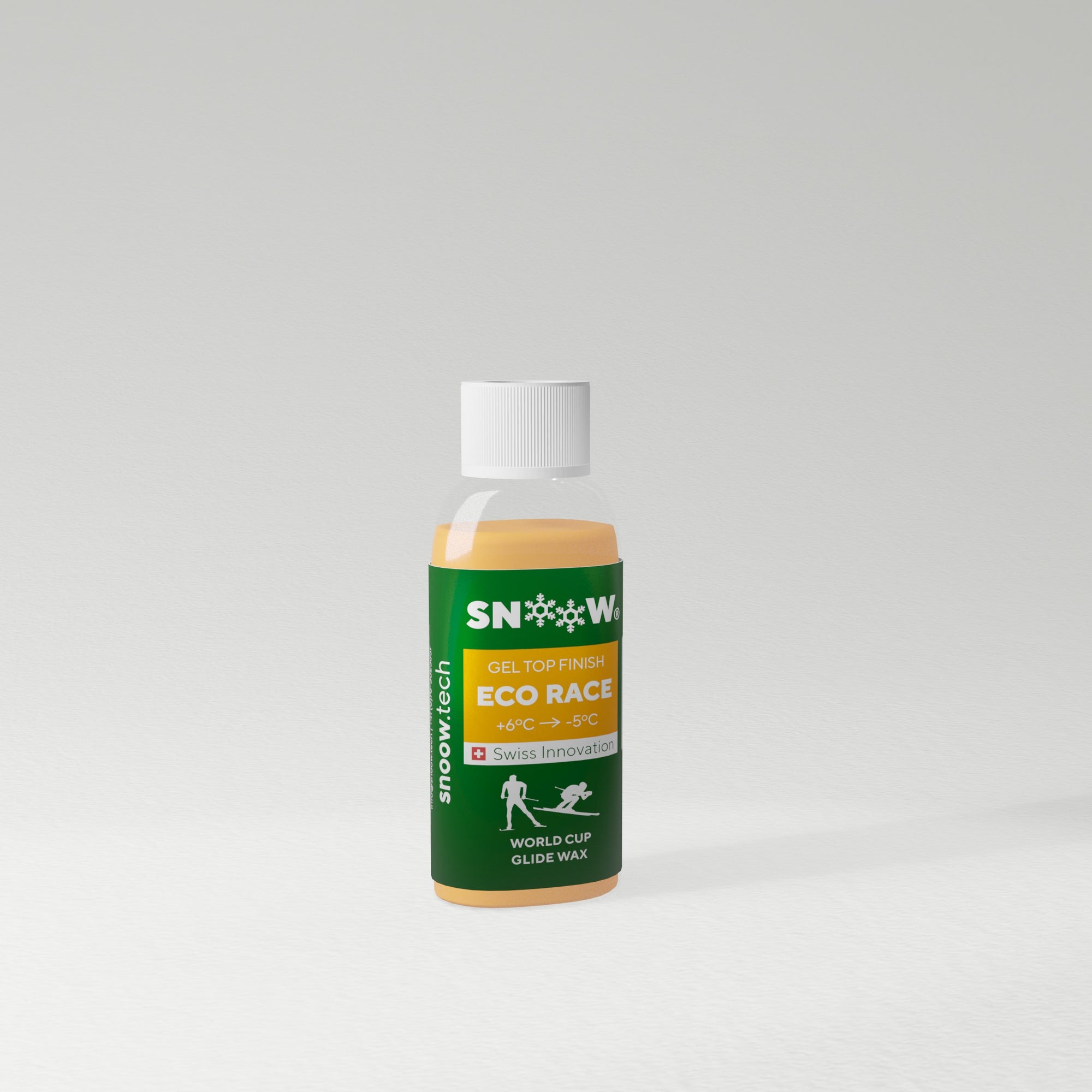 SNOOW - ECO RACE GEL Top Finish - 100ml - Orange Warm - Ski Glide Wax - front left