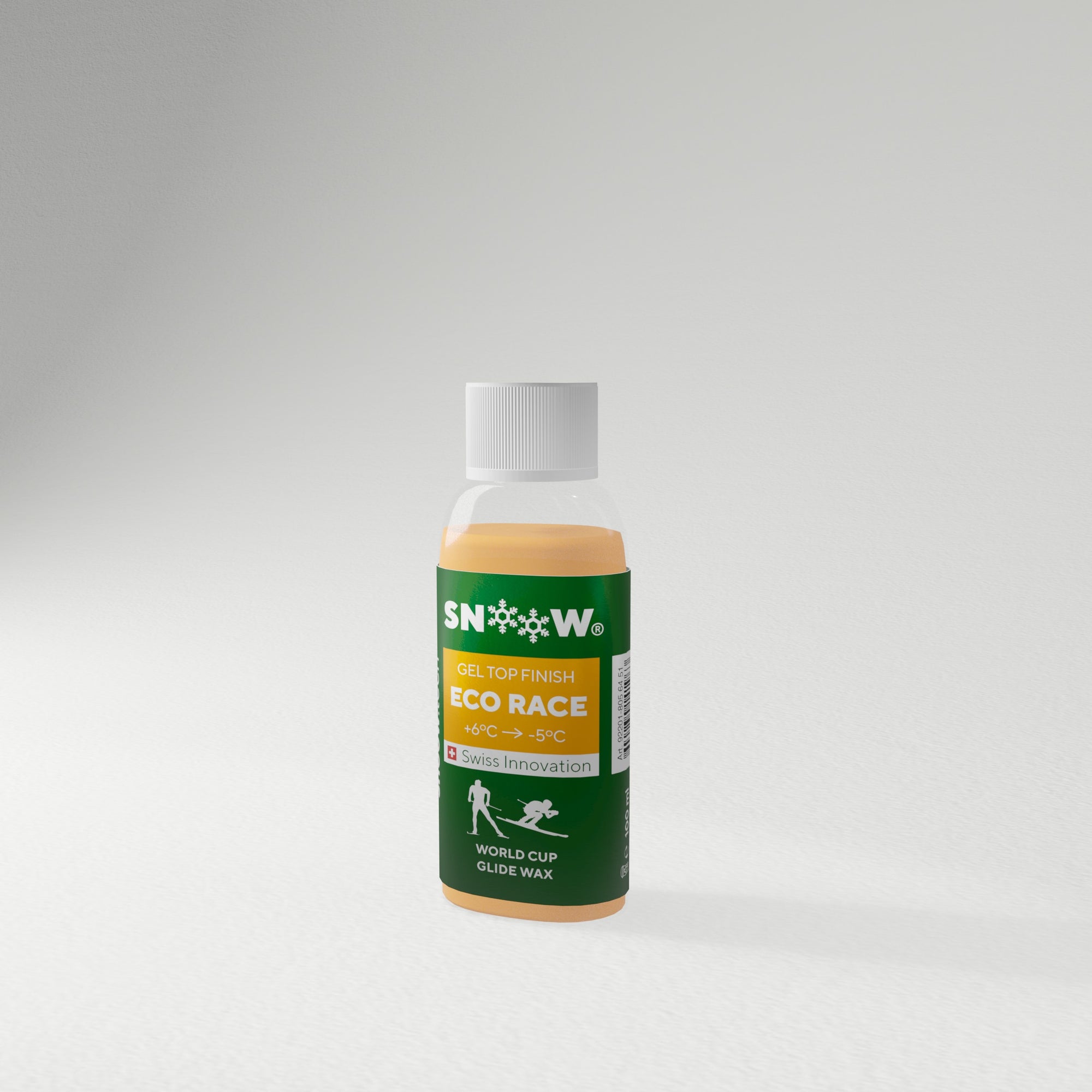 SNOOW - ECO RACE GEL Top Finish - 100ml - Orange Warm - Ski Glide Wax - front right