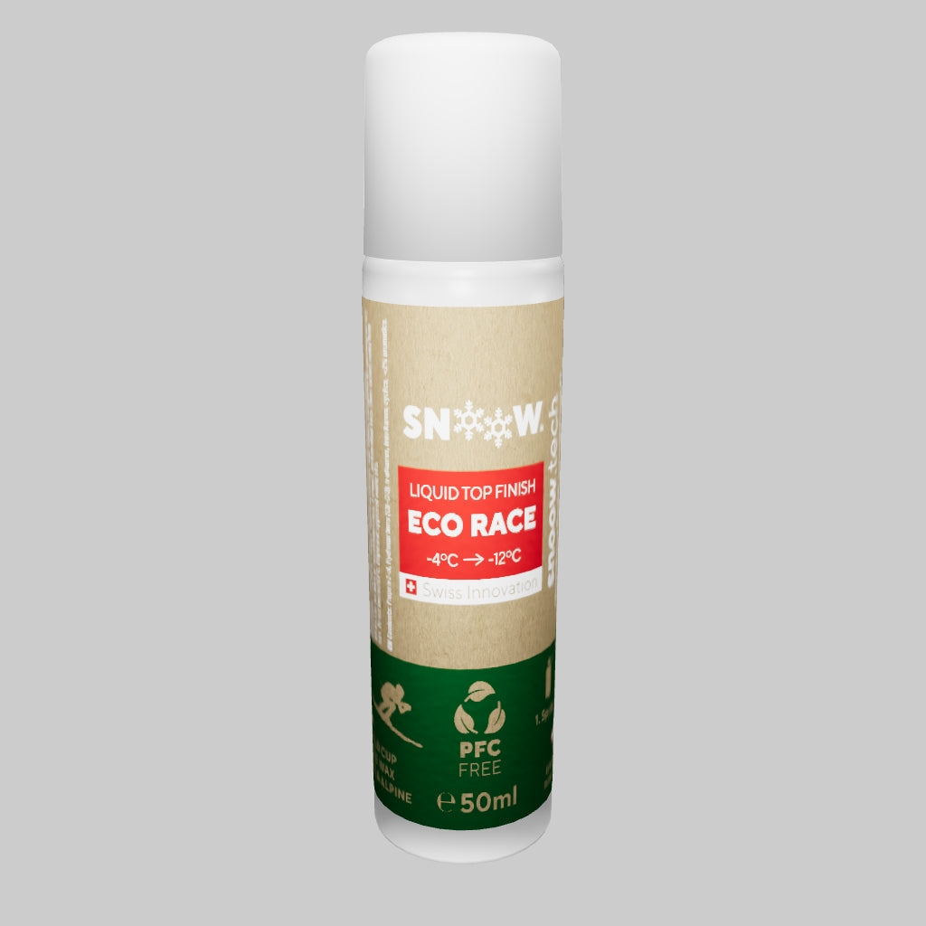 SNOOW SKI WAX - ECO RACE - Liquid Top Finish 50 ml - Red - Mid Temperatures - 3D Render