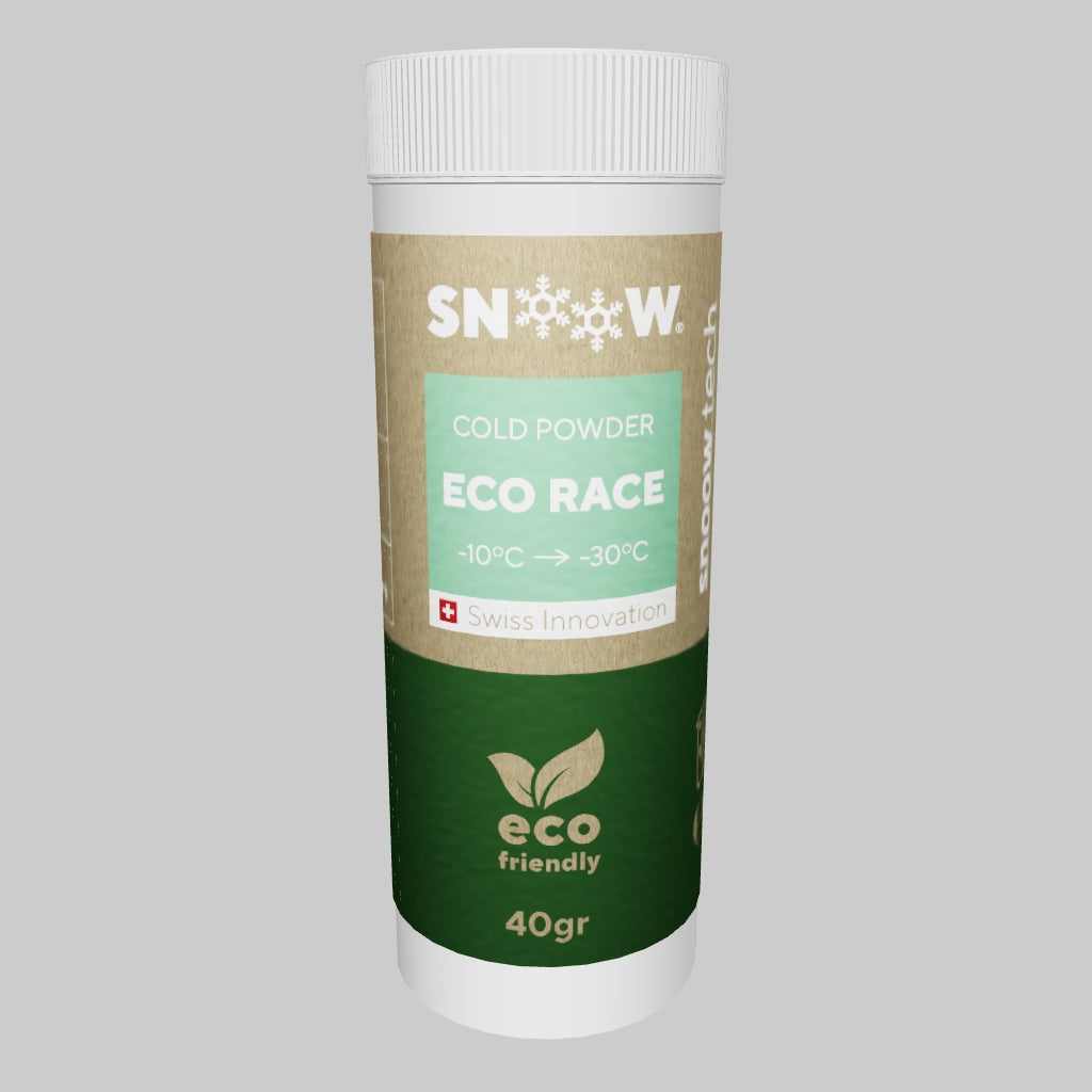SNOOW ECO RACE SKI WAX Cold Powder and/or Base preparation 3D render