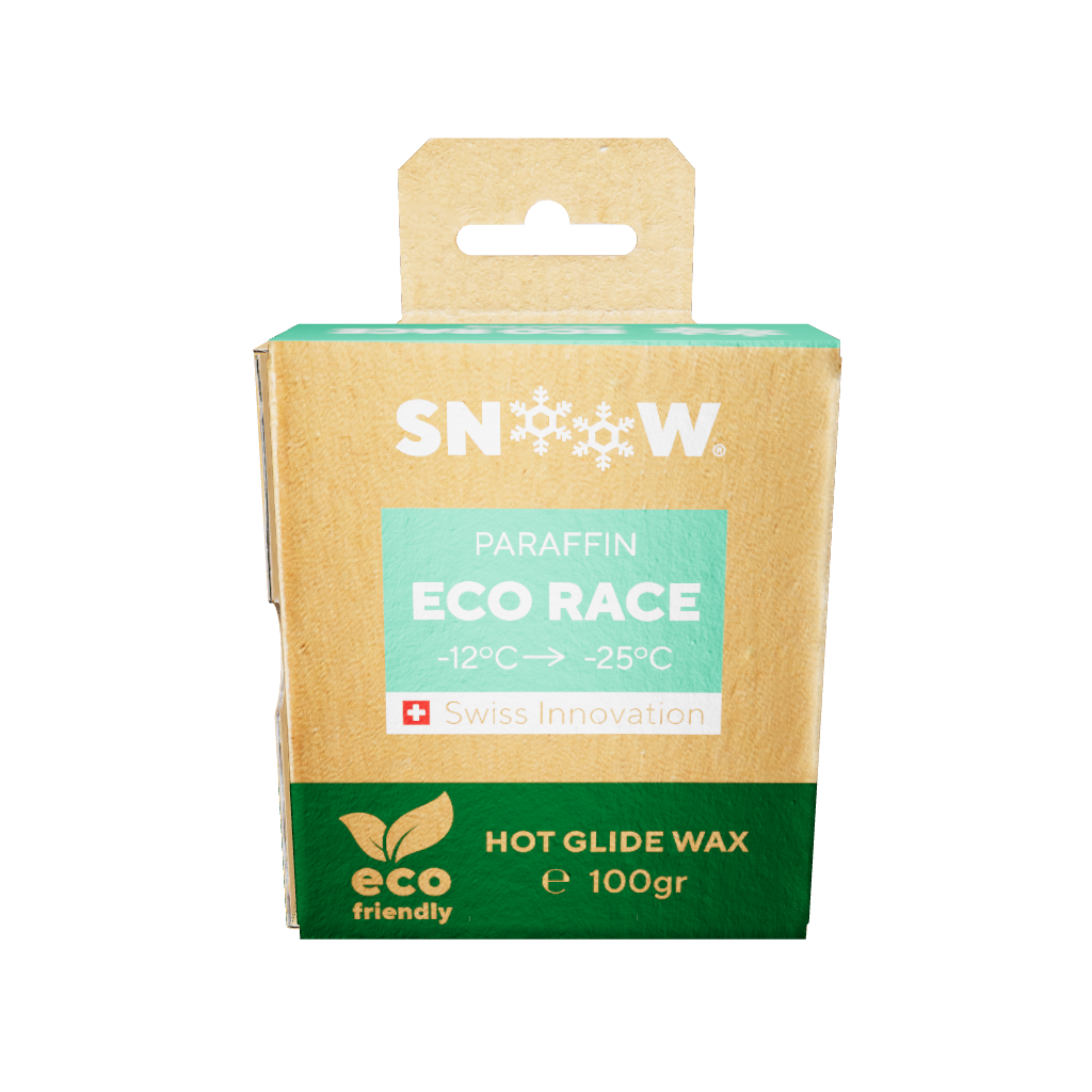 SNOOW ECO RACE PARAFFIN 100gr - Green - 3D