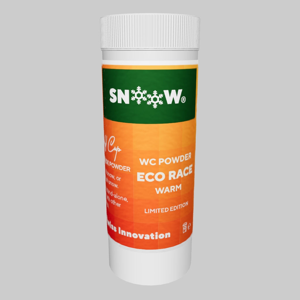 SNOOW Ski Wax - ECO RACE - World Cup Powder 40 gr - Warm Temperatures - 3D Render