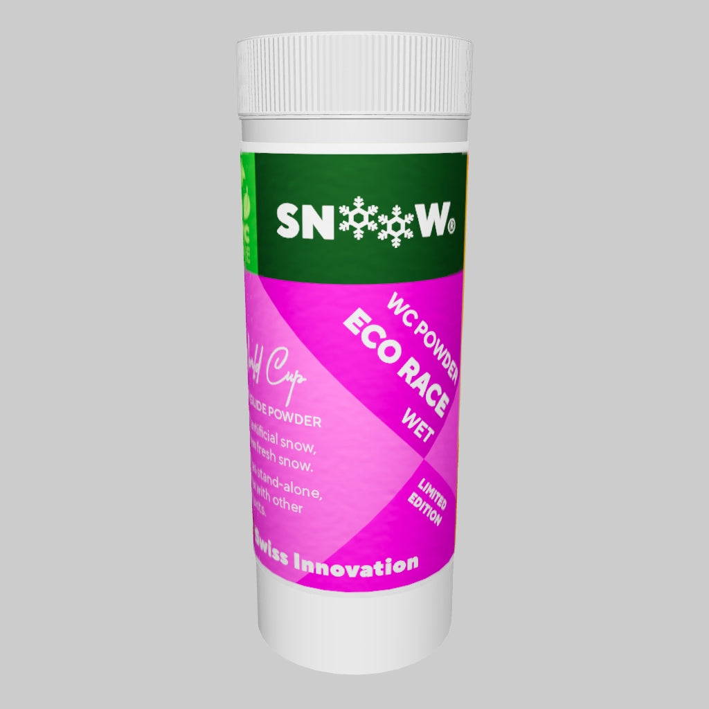 SNOOW Ski Wax - ECO RACE - World Cup Powder 40 gr - Wet Temperatures - 3D Render
